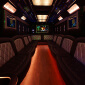art interiors in our limo buses